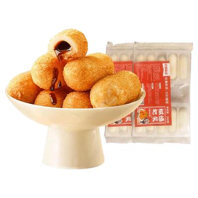 古蜀味道红糖爆浆糍粑年糕火锅油炸酸奶香芋半成品小吃爆浆糍粑