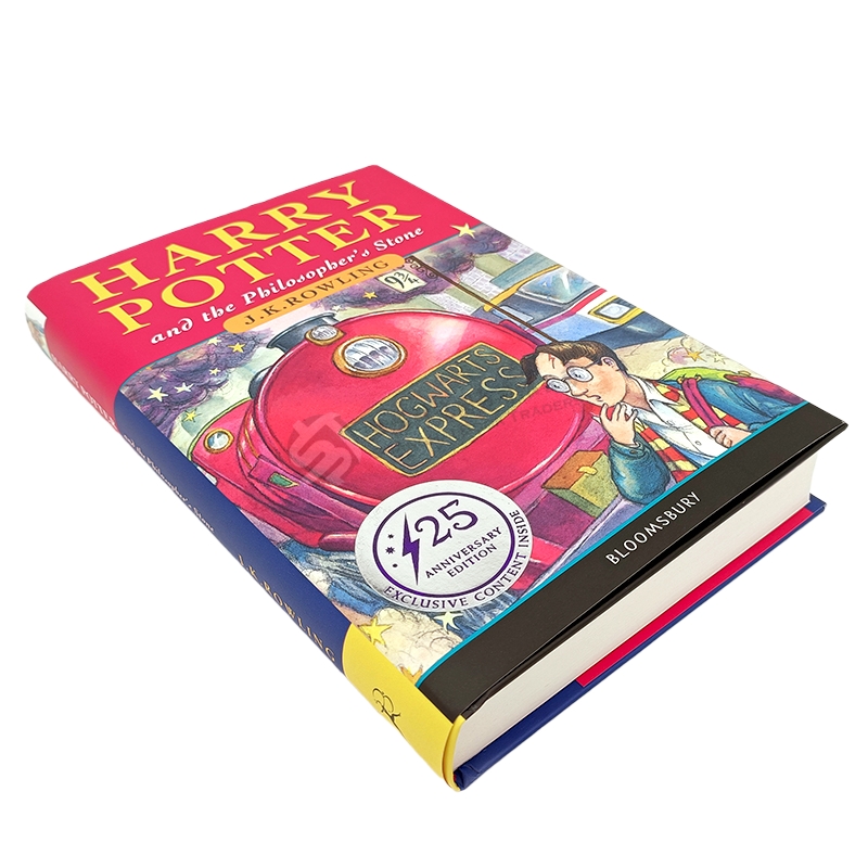 精装现货 哈利波特与魔法石25周年纪念版 1997年封面复刻版 英语原版 Harry Potter and the Philosopher's Stone 英文原版 jk罗琳