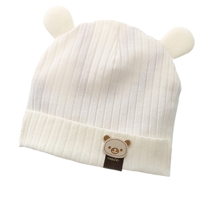 新生婴儿帽子春夏季薄款婴幼儿胎帽纯棉单层护卤门无骨初生宝宝帽