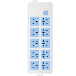 公牛插座无线不带线插排插线板版8/10位八十孔拆线板多孔面板工牛