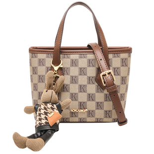 奥康菜篮子2026新款包包老花斜挎小包通勤手提包高级感容量单肩包