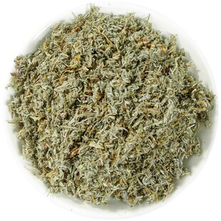 南京同仁堂茵陈中药材三月绵茵陈蒿茶绵白蒿茶猴子野生500g原材料