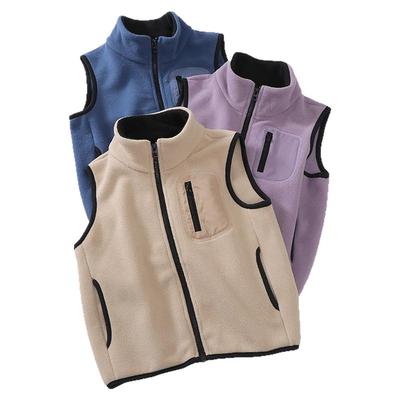 秋冬季韩系洋气摇粒绒马甲