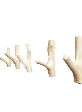 diy实木装饰墙面复古原木树枝