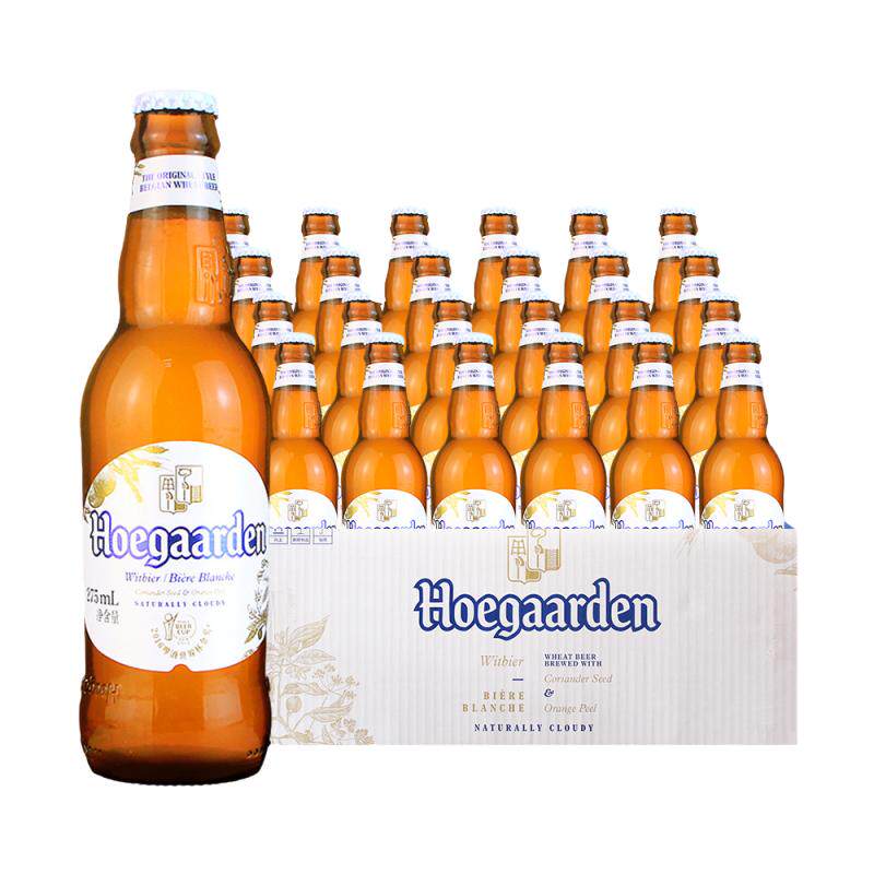 整箱 比利时风味Hoegaarden福佳白啤酒精酿国产小麦白啤275ml24瓶