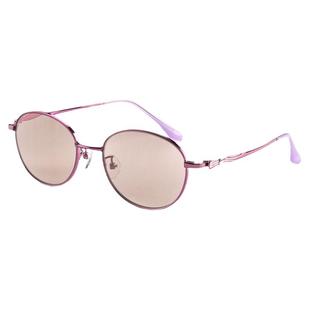 红叶水晶2合1茶色老花镜女太阳镜100/150/200/250/300/350/400度