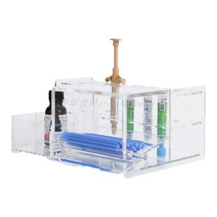 牙科树脂放置架弓丝盒亚克力收纳盒橡皮链盒结扎圈放置盒有机玻璃