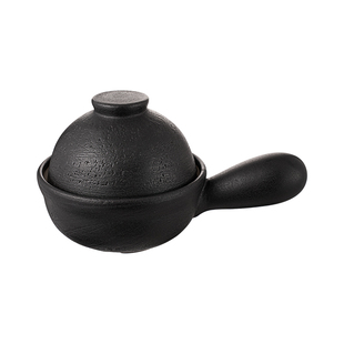 一人食迷你小砂锅家用婴儿辅食煲仔饭方便面明火单手柄土釜饭沙煲