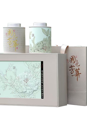 国色芳华高档茶叶包装礼盒