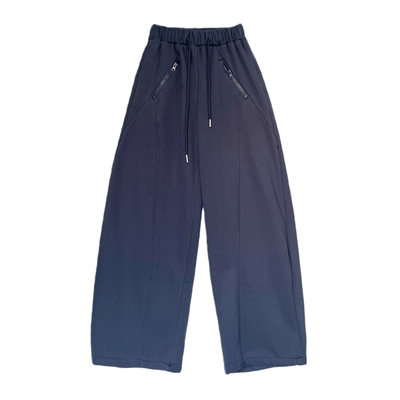 小小家小个子微弧加绒弯刀休闲裤