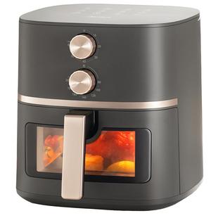 美的空气炸锅家用2025新款可视免翻面电炸锅全自动电烤箱官方正品