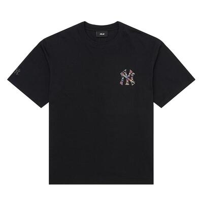 【自营】MLB短袖男装女装新款圆领简约休闲上衣跑步训练运动服