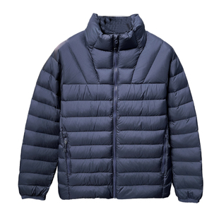 排骨羽绒服男冬季新款保暖90白鸭绒高充绒量户外运动男士立领外套