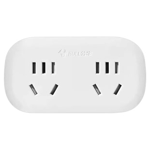 公牛1分2插座转换器一转二多孔电源插头一变二家用插线板插排插板