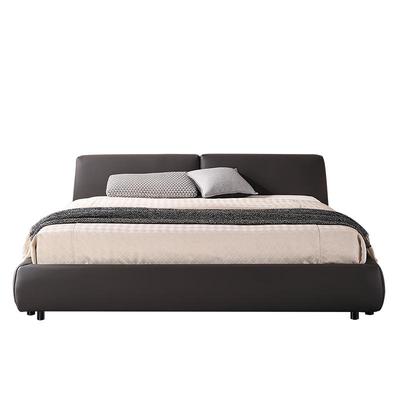 toppinis意式极简真皮床头别墅