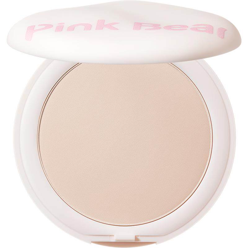 pinkbear皮可熊轻雾柔焦控油持久三合一粉饼定妆细腻