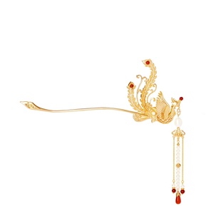 故宫淘宝|有凤来仪凤凰发簪新中式凤钗文创新婚订婚结婚生日礼物