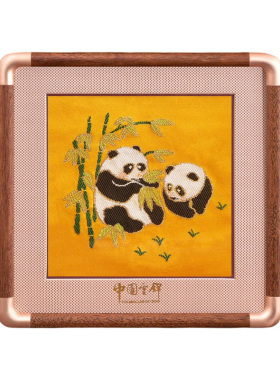 中国风南京手工云锦桌面摆件