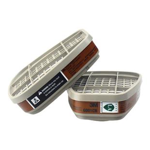 3m滤毒盒6001CN/6002/6003/6004/6005/6006防甲醛防毒面具过滤盒