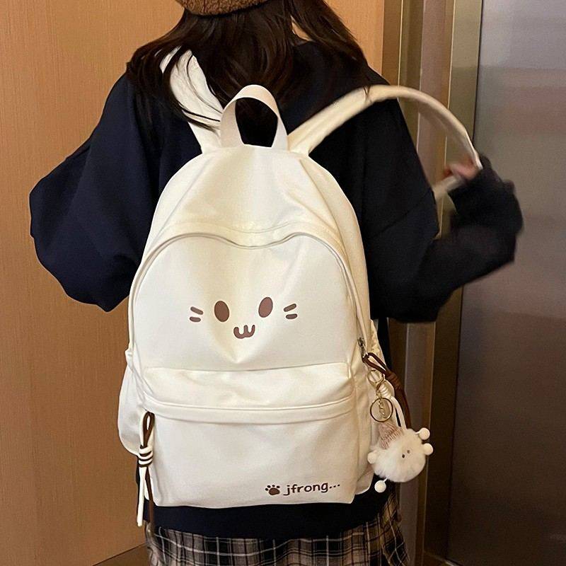 书包女双肩包大学生初中女生男高中生小学生背包高颜值旅游轻便包