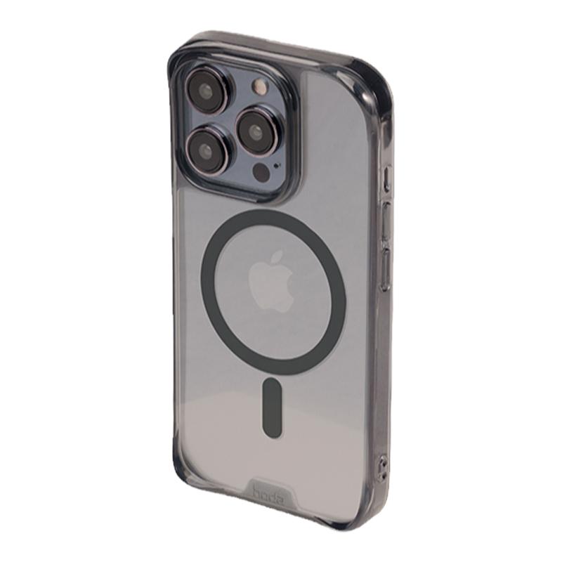 hoda好贴适用于iPhone17Promax晶石透明玻璃壳苹果16pro磁吸全包壳15promax玻璃防摔保护壳