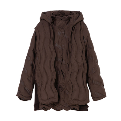 H·GENTEEL荷高新款秋冬装女时尚保暖版型可拆卸围巾白鹅绒羽绒服