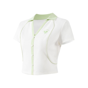 天使季节网球服女2026新款速干运动polo衫绝美羽毛球服上衣服t恤