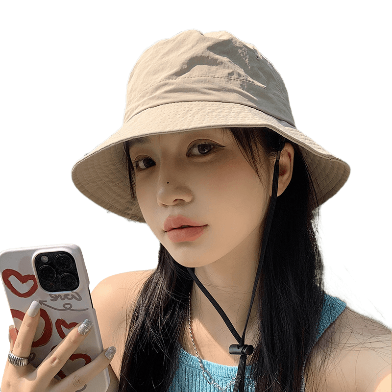 2026新款速干渔夫帽男女情侣夏季户外登山防晒遮阳帽太阳帽大头围