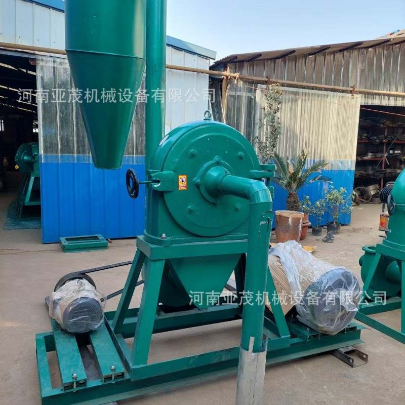 中大型自吸齿盘粉碎机 一风吹齿爪式粉碎机 饲料粉碎机