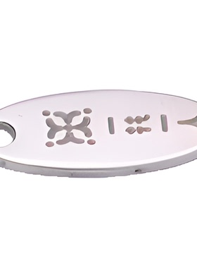 钛钢手链尾牌光面椭圆项链尾坠饰品配件DIY刻字压铸尾牌定制图案