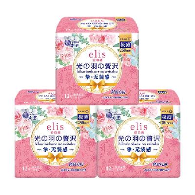 大王elis光羽奢适日用卫生巾36片
