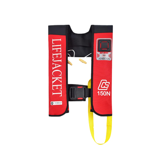 船检CCS自动充气救生衣成人150N大浮力便携气胀式船用工作救生衣