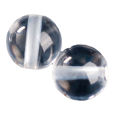 镇源水晶天然白水晶圆珠