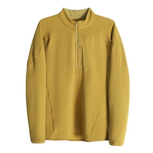 Mind Bridge轻量半拉链抓绒衣男款2024秋季新款保暖透湿排汗上衣