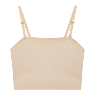 束胸内衣女大胸显小超平裹胸平胸神器缩胸塑胸学生运动无痕cos