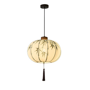 宋氏美学新中式餐厅吊灯中古风禅意复古客厅餐厅民宿茶室卧室灯笼