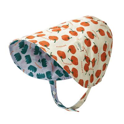 Kocotree宝宝大帽檐纯棉防晒帽