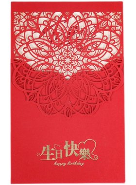 男孩女童十二16岁生日会定制请柬