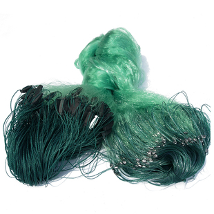 三层渔网网鱼进口丝1.5米2米3米高鱼网100米沉网粘网丝网鲫鱼捕鱼