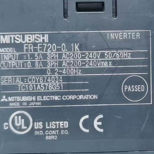 议价FR-E720-0.1K 变频器100W三相220V 有适用