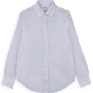 [易打理]Brooks Brothers/布克兄弟女士秋冬款纯色简约商务衬衫
