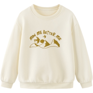 【商场同款】迷你巴拉巴男童女童上衣拉亲子装冬新款长袖保暖卫衣