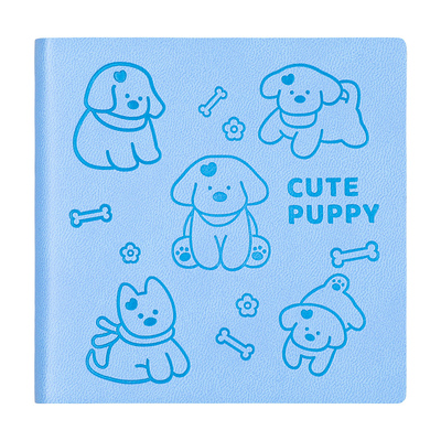 卡通动物方形小画本随身编写