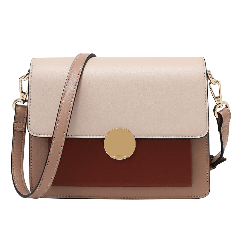 【稻草人】百搭时尚洋气女士撞色斜挎包