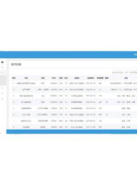 图书馆管理系统 图书借阅管理 springboot javaweb mysq 送报告