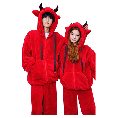 bananagirl情侣睡衣加厚保暖睡衣