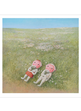 治愈系小羊艺术版画杨媛媛潮流画