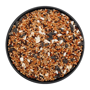 玄凤鹦鹉专用粮鸟粮饲料虎皮牡丹鸟食带壳黄谷子五色黍子春夏混合