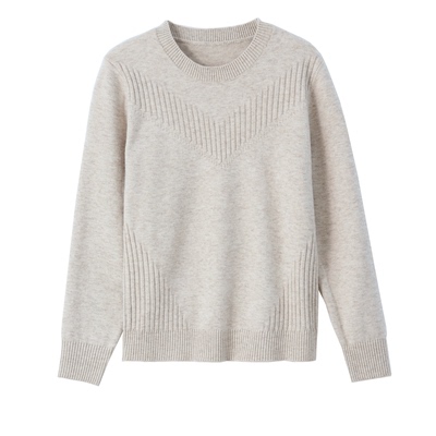 恒源祥100%纯羊毛衫女毛衣打底衫