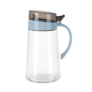 油壶厨房家用不挂油玻璃油瓶调味料瓶加厚防漏食品级自动开合油罐